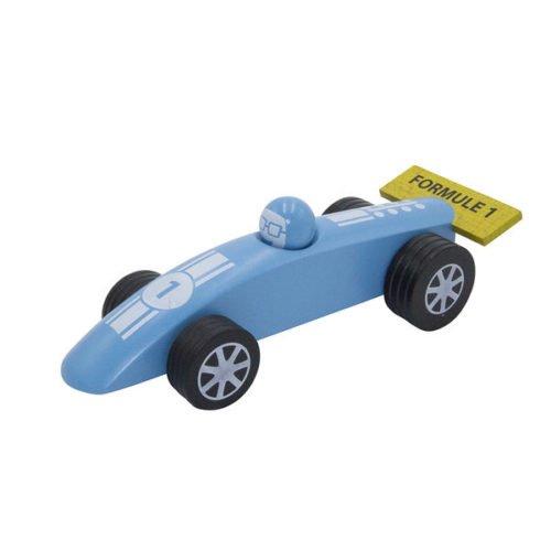 Voiture F1 GM bleu