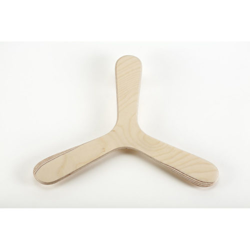 Boomerang tripale naturel