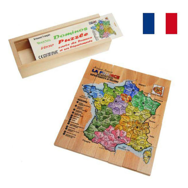 Jeu double « Dominos + carte de France puzzle »