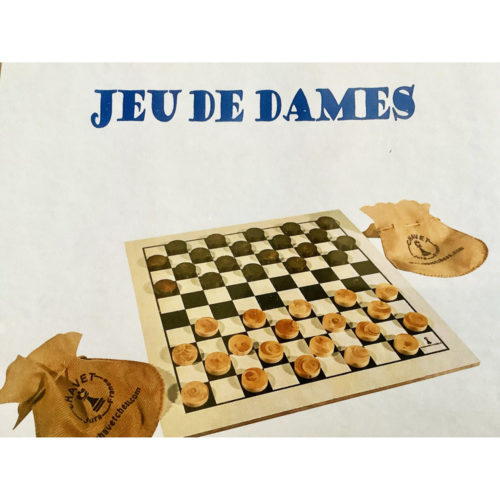 Jeu de dames plateau