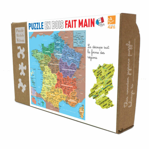 Puzzle Carte des Régions